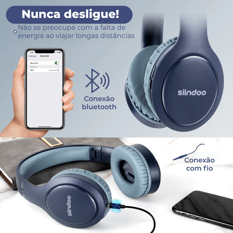 Fone de Ouvido  Masculino e feminino Siindoo